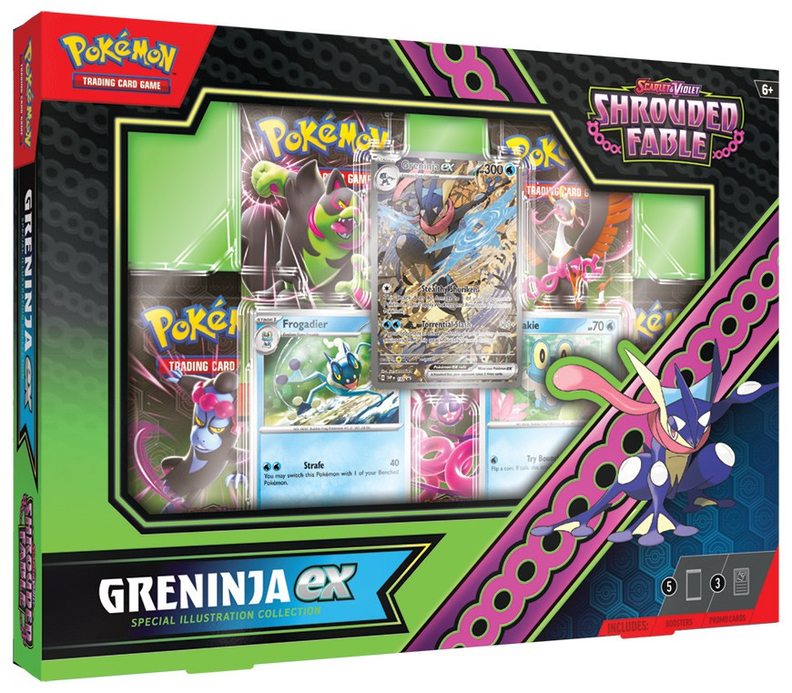 Pokemon Scarlet Violet Shrouded Fable Greninja ex Special