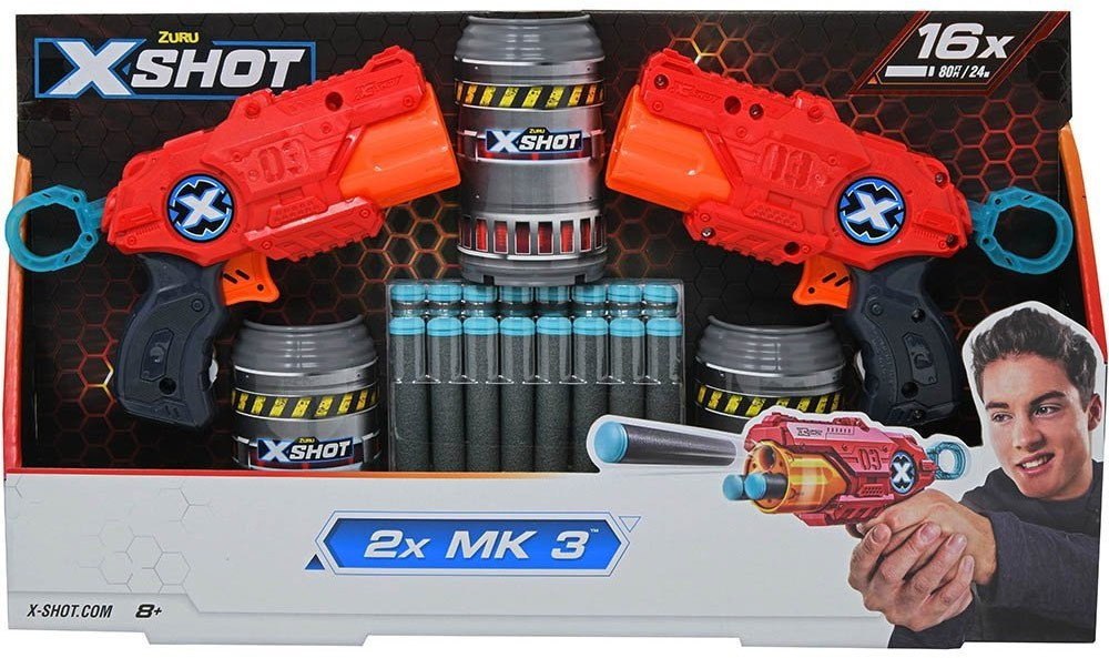 X-Shot MK 3 Blaster 2-Pack Zuru Toys - ToyWiz