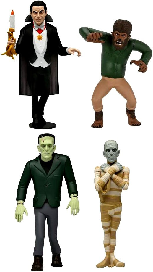 NECA Toony Terrors Series 10 Wolf Man, Frankensteins Monster