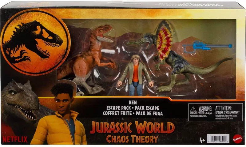 Jurassic World Chaos Theory Ben Escape Pack Exclusive Action