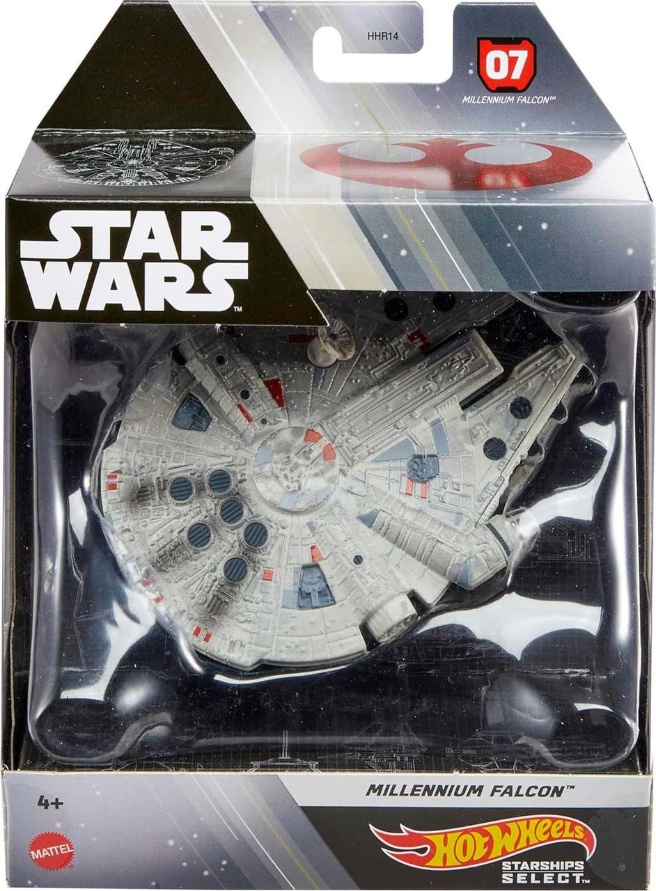 Hot Wheels Star Wars Starships Select Millennium Falcon Diecast