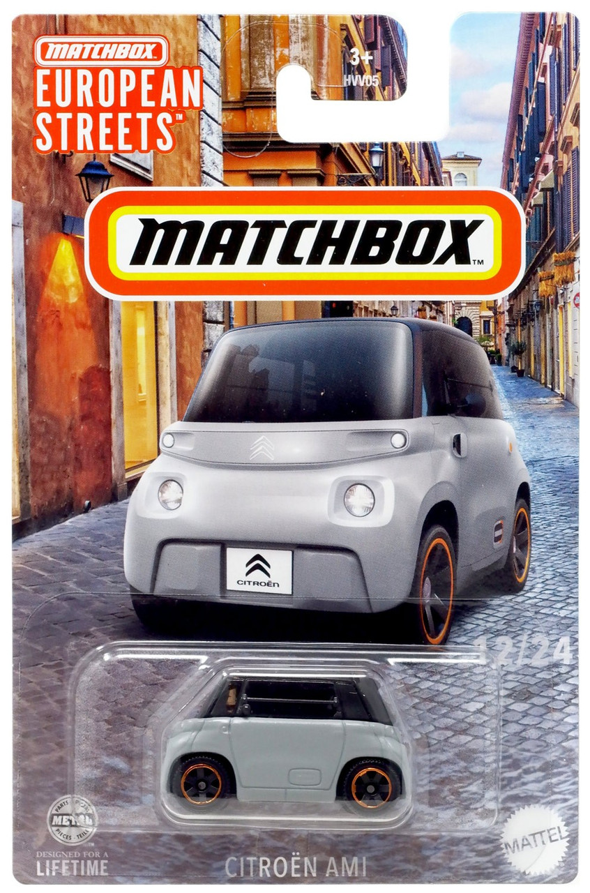 Matchbox European Streets Citroen AMI Diecast Car Mattel - ToyWiz
