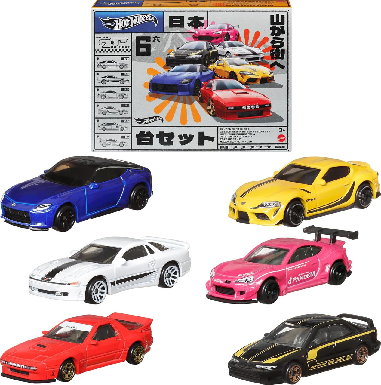 Hot Wheels Japanese Car Culture Pandem Subaru BRZ, Custom Acura