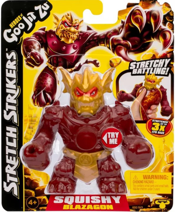 Heroes of Goo Jit Zu Stretch Strikers Blazagon Action Figure
