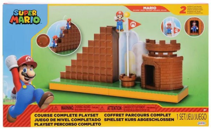 World of Nintendo Super Mario Course Complete 2.5 Playset Jakks