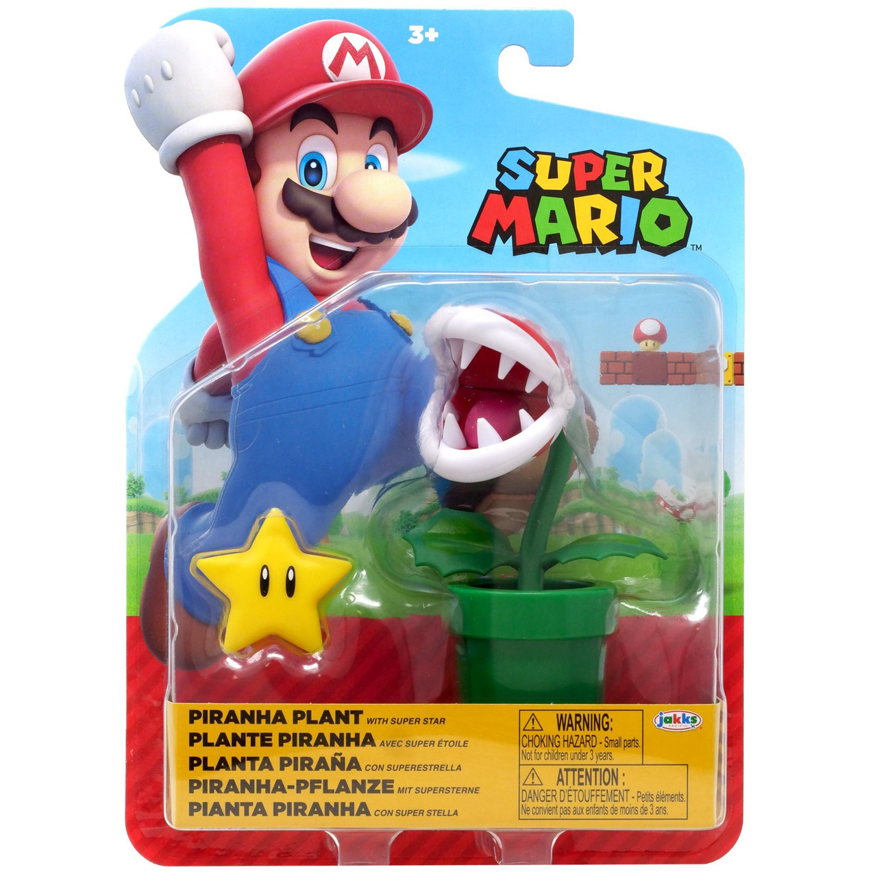 World of Nintendo Super Mario Wave 40 Piranha Plant 4 Action