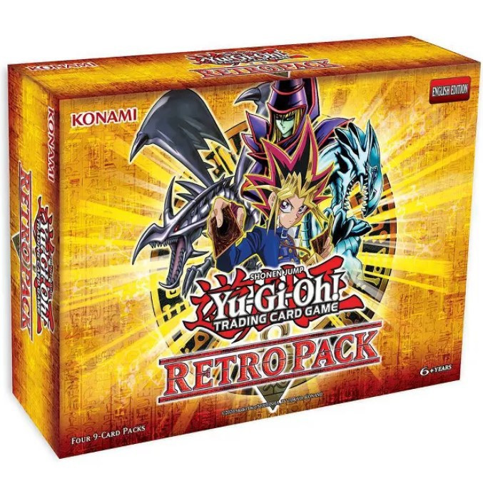 YuGiOh Retro Pack Booster Box 4 Packs Konami - ToyWiz