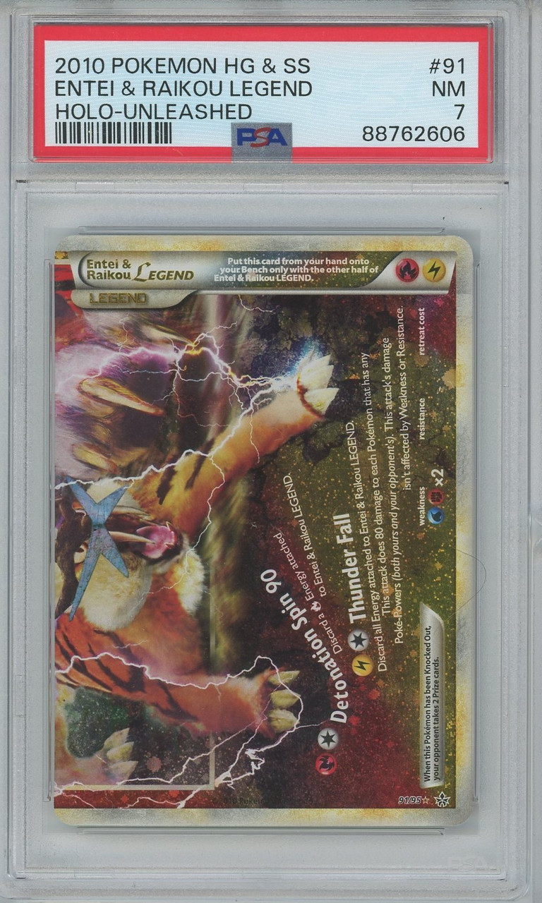 Pokemon Trading Card Game Unleashed Single Card Entei Raikou