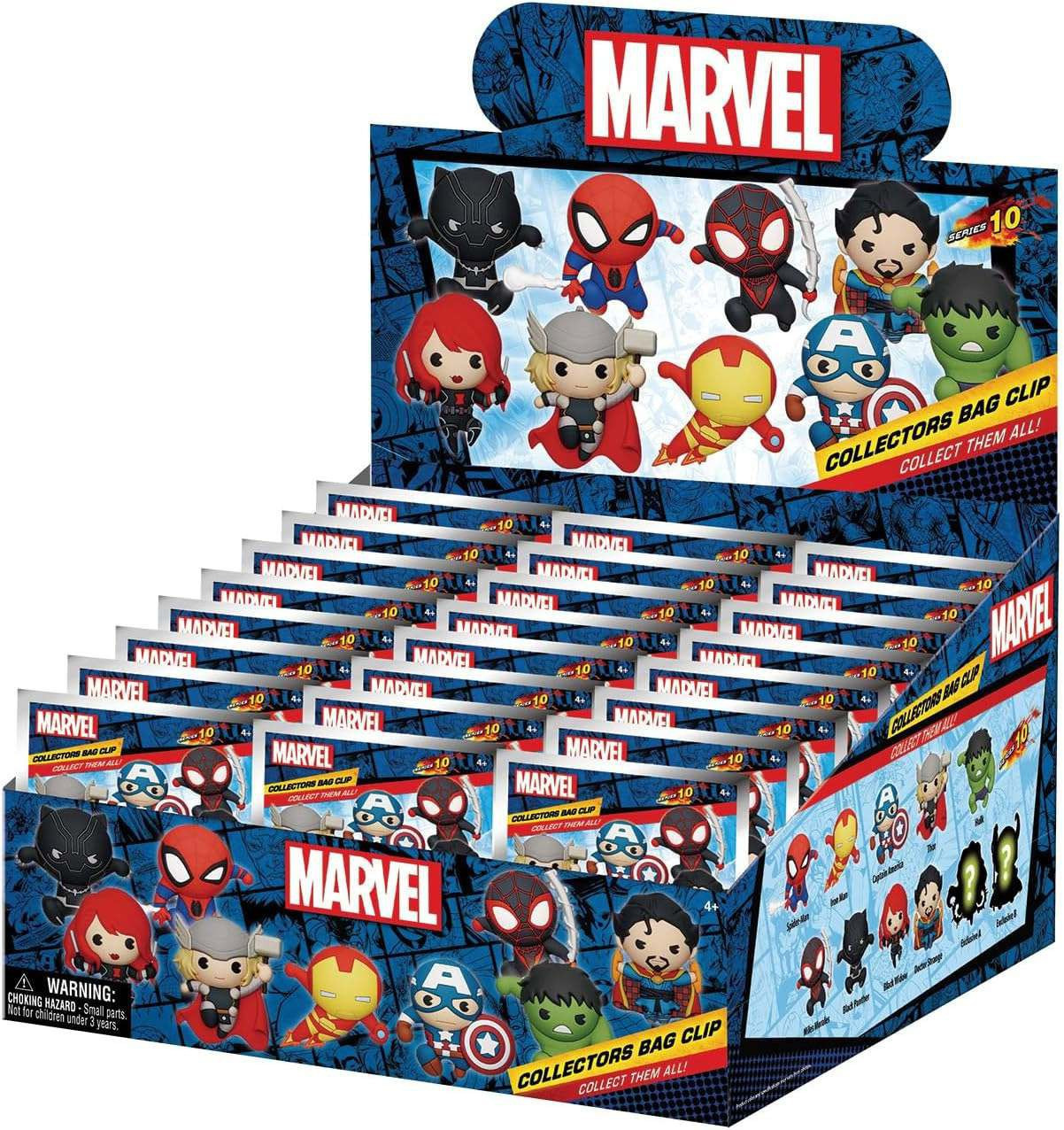 Marvel 3D Figural Keyring Marvel Classic Series 10 Mystery Box 24