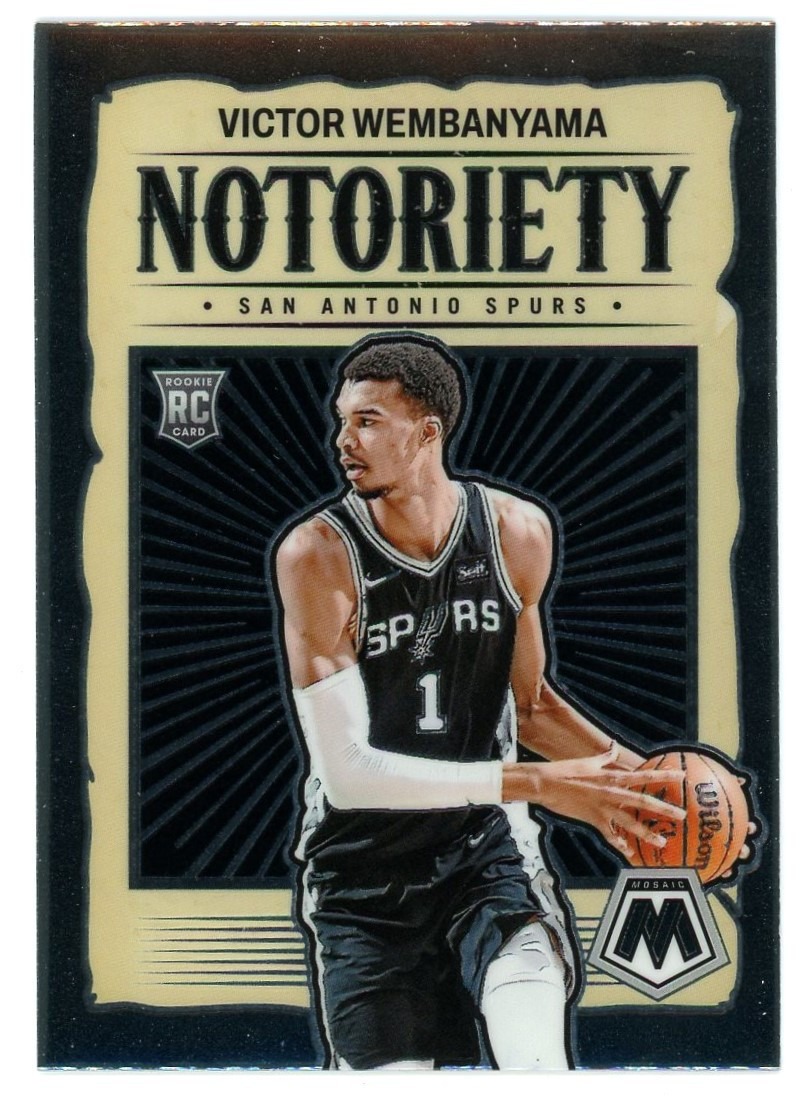 NBA 2023-24 Panini Mosaic Single Card Notoriety Victor Wembanyama