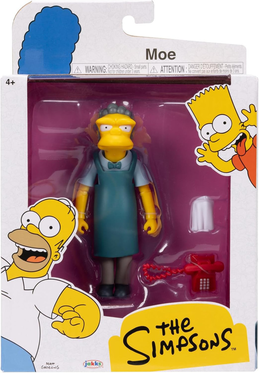 The Simpsons Wave 2 Moe Szylak 5 Action Figure Jakks Pacific - ToyWiz