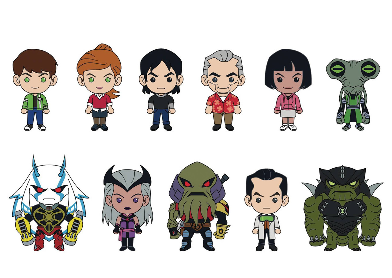 Ben 10 3D Figural Bag Clip Ben 10 Series 1 Mystery Pack 1 RANDOM