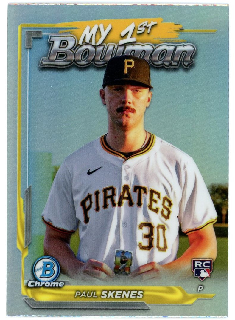シングルカード Topps - PSA 10 Bowman Paul Skenes My 1st Bowman MLB Topps 2024 Bowman Chrome Single Card My 1st Bowman Paul Skenes