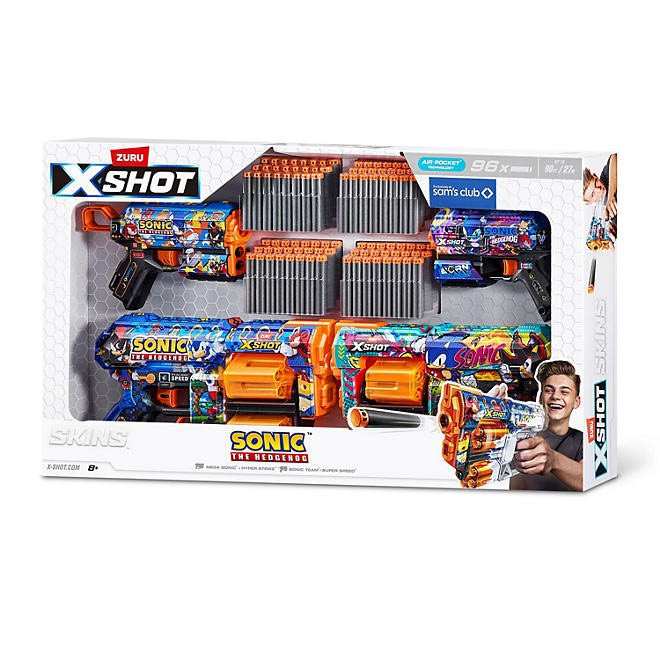 d*a様 ソニックセット Sonic The Hedgehog X-Shot Skins Dread Sonic Flux Sonic Exclusive