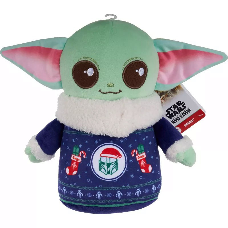 Star Wars The Mandalorian 2024 Holiday Grogu 8 Plush Christmas