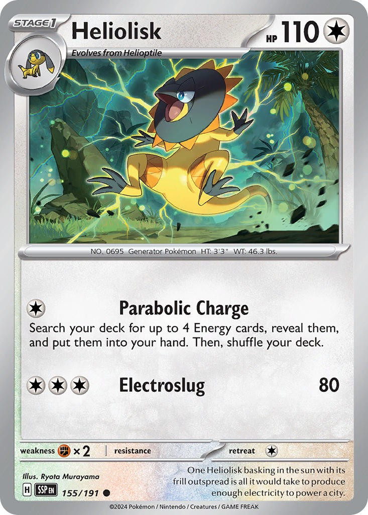 pokemon card heliolisk (177/167) 177/167 / Illustration Rare Card Type / HP / Stage Heliolisk Pokemon Card Handmade Ascended