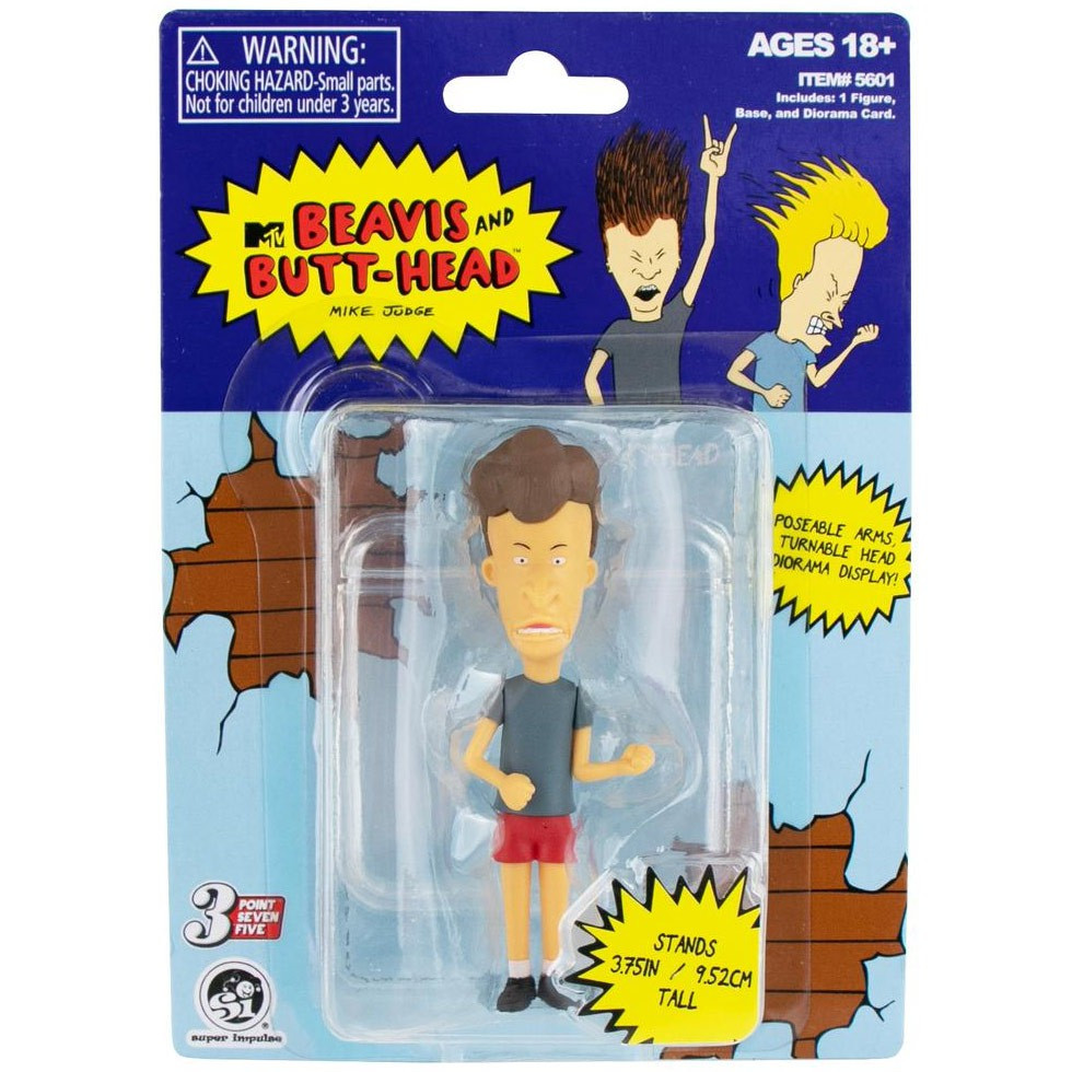 Beavis Butt-Head 3 Point Seven Five Butt-Head 3.75 Figure Super