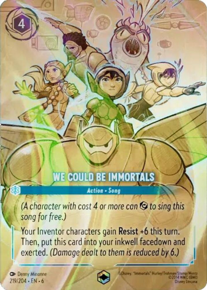 Disney Lorcana Trading Card Game Azurite Sea Single Card Enchanted