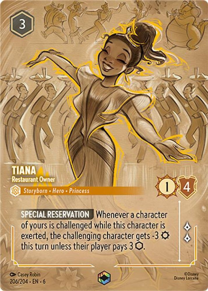 Disney Lorcana Trading Card Game Azurite Sea Single Card Enchanted