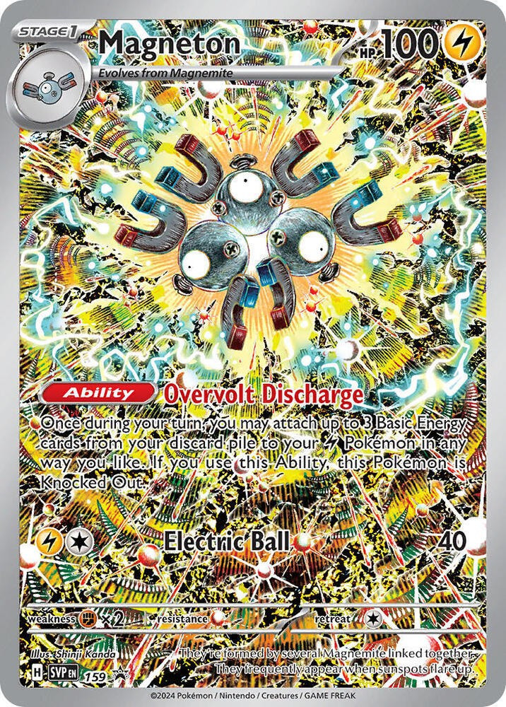 Pokemon Scarlet Violet Single Card Promo Magneton SVP159 - ToyWiz