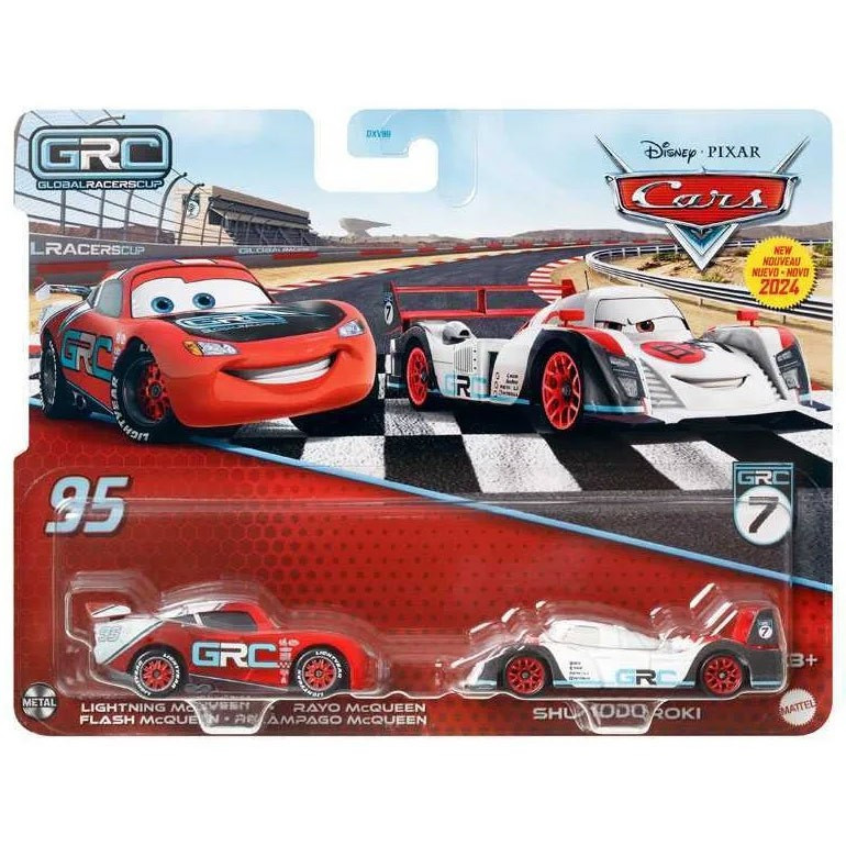 Disney Pixar Cars Metal GRC Global Racers Cup Lightning McQueen