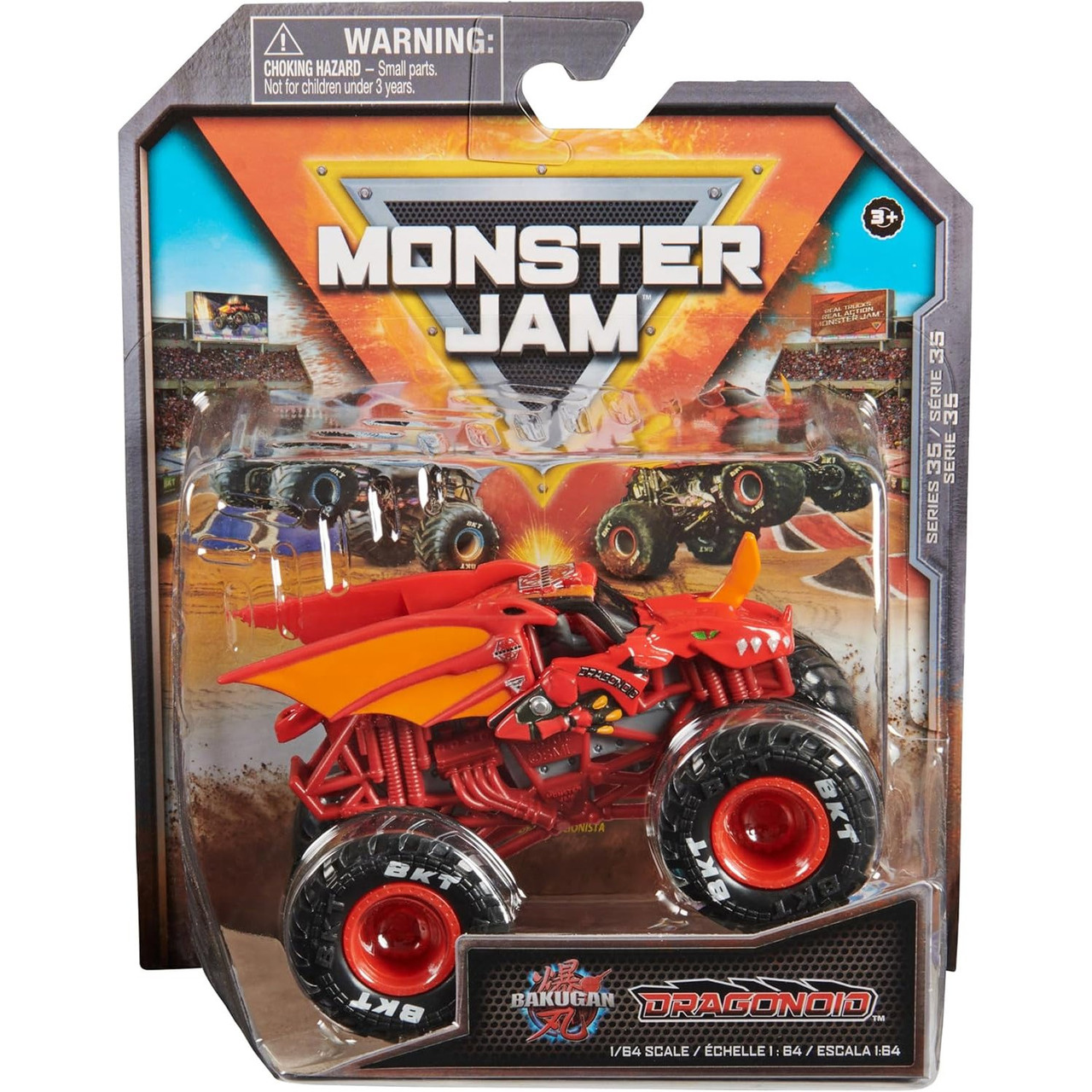 Monster Jam Series 35 Dragonoid 164 Diecast Car Spin Master Toys