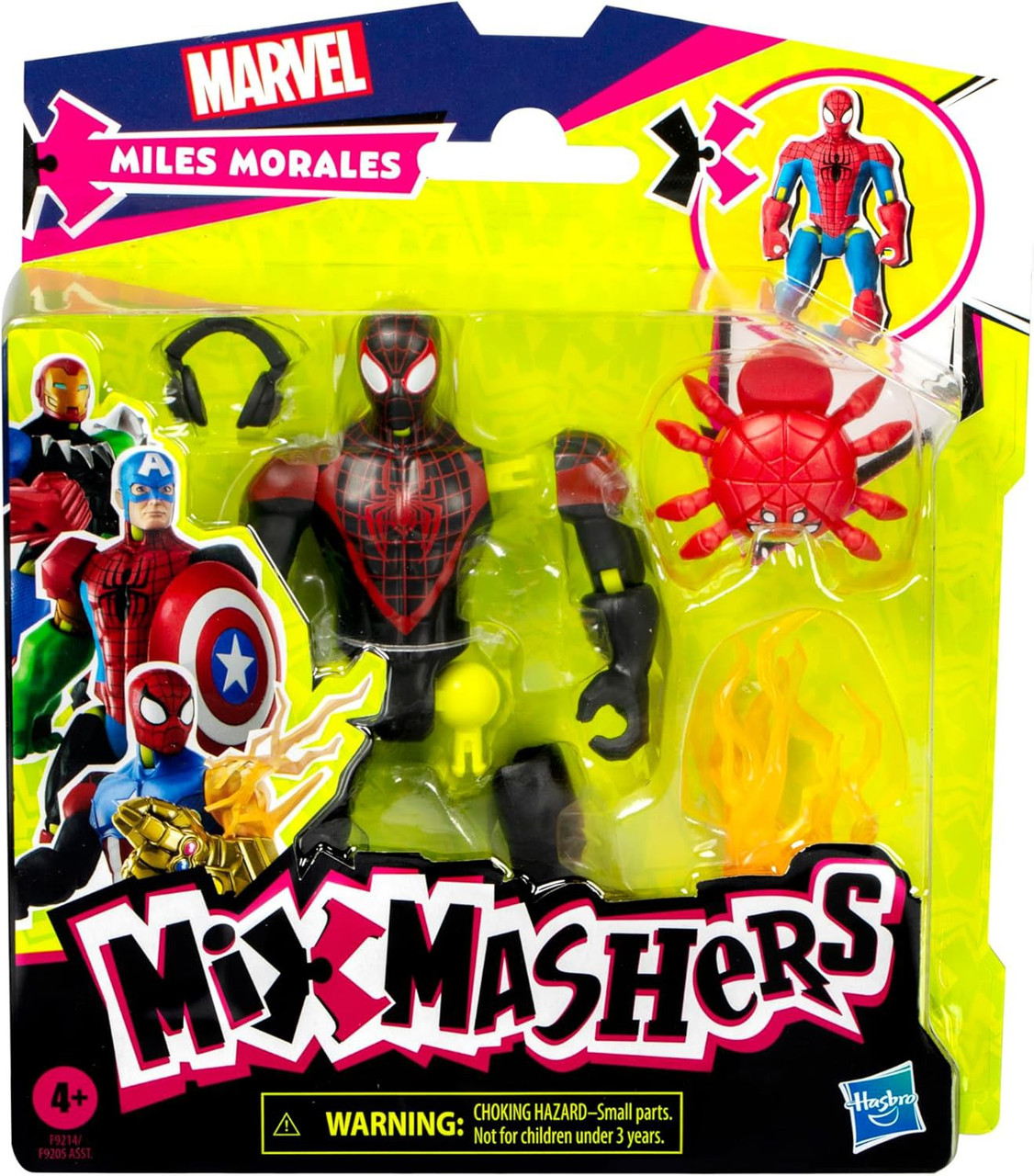 Marvel MixMashers Miles Morales 4 Action Figure Hasbro - ToyWiz