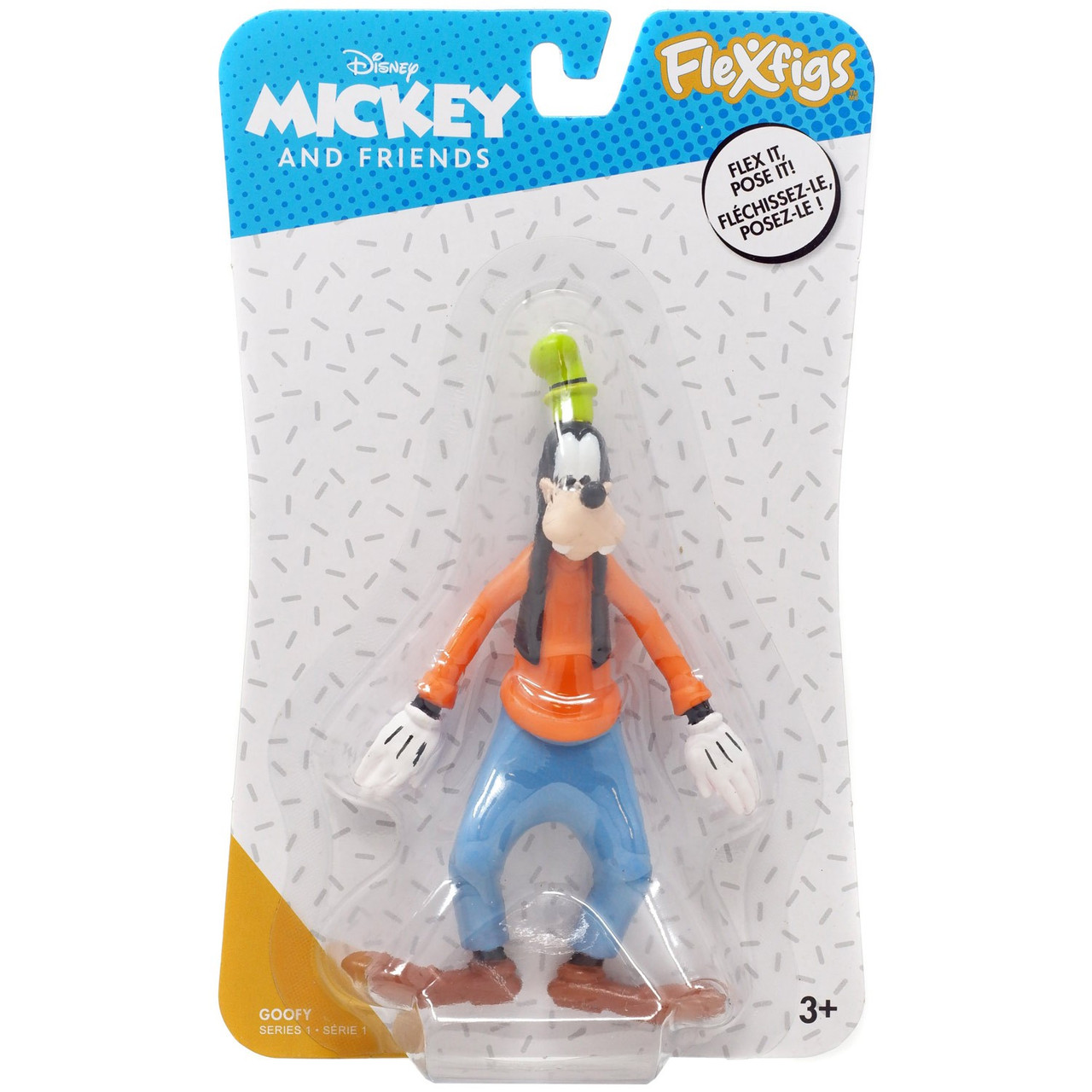 Disney Goofy フィギュア 限定生産品 Disney Mickey Friends Flexfigs Goofy Bendable Figure TCG Toys - ToyWiz