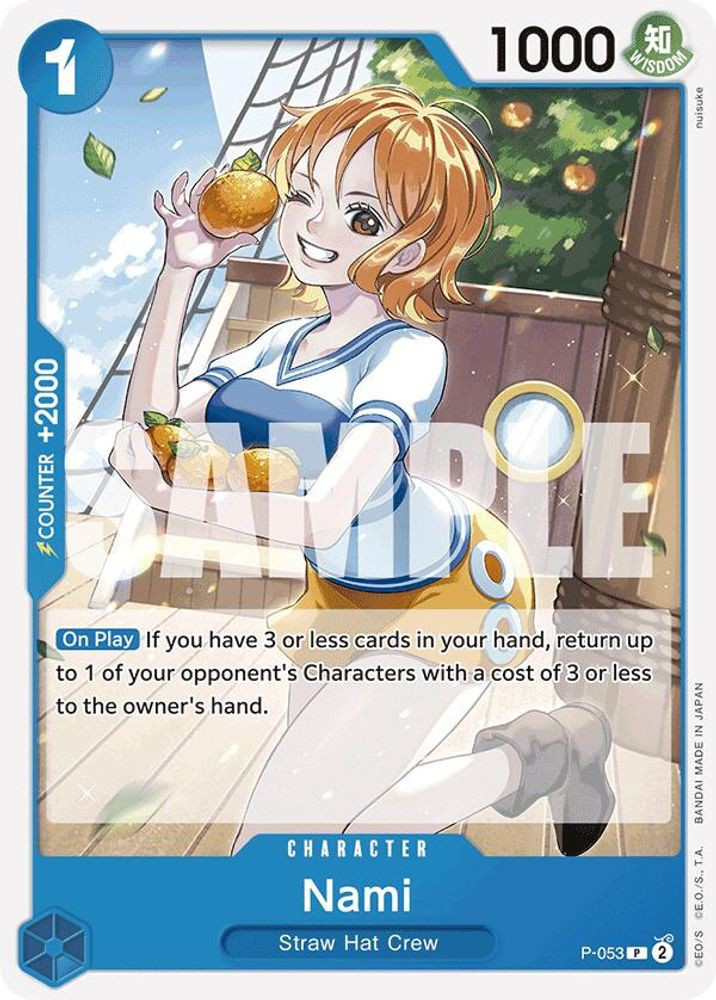 One Piece Trading Card Game Premium Booster Single Card Promo Nami