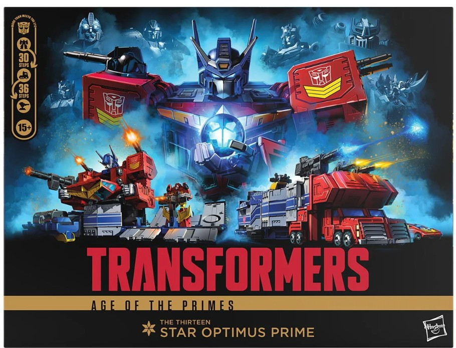 Transformers Age of the Primes Star Optimus Prime Titan Action