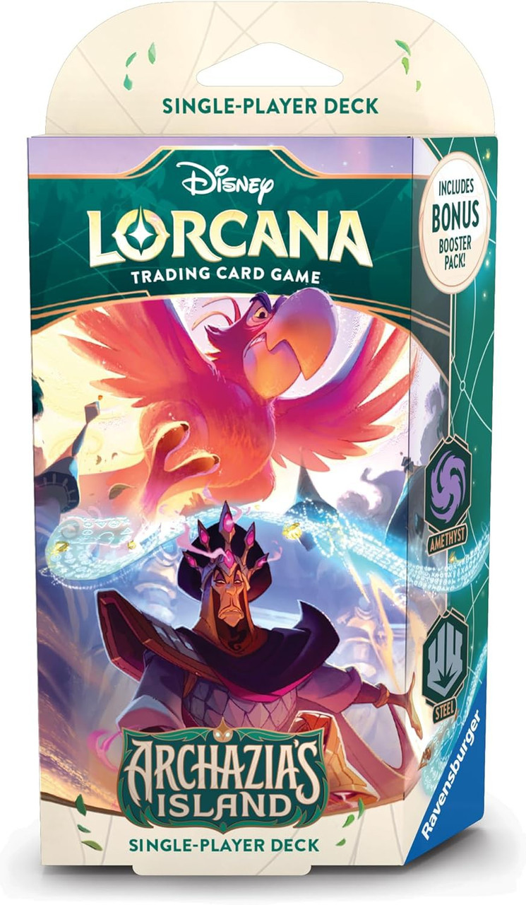 Disney Lorcana Trading Card Game Archazias Island Amethyst Steel