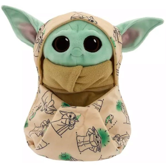 Disney Star Wars The Mandalorian Disney Baby Grogu in Swaddle