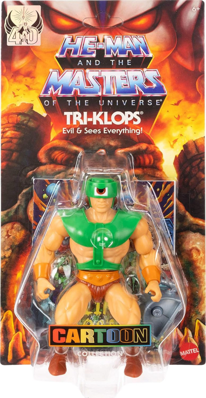 Masters of the Universe Cartoon Collection Origins Tri-Klops 5.5