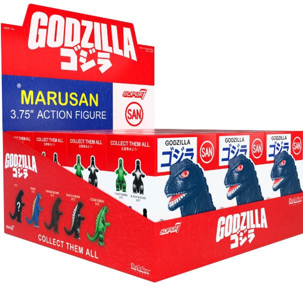 Godzilla ReAction TOHO Godzilla Kaiju Marusan 3.75 Mystery Box 12