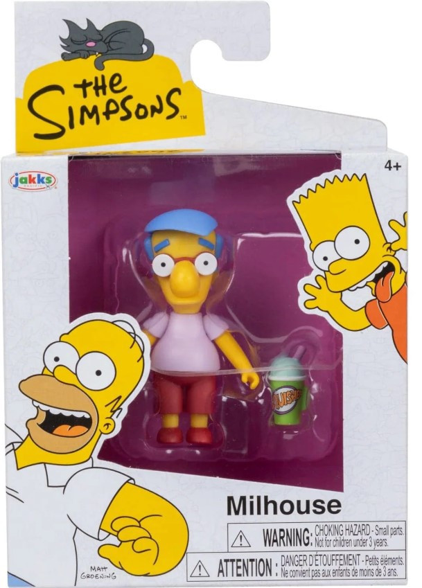 The Simpsons Scaled Figures Wave 3 Milhouse 2.5 Mini Figure with