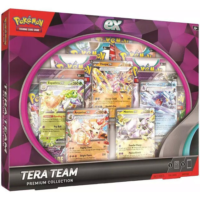 pokemon trading card game terabox ex ultra-premium collection Pokemon: Terapagos Ultra Premium Lapras ex and Cinderace ex Pokmon TCG - Tera Brawlers