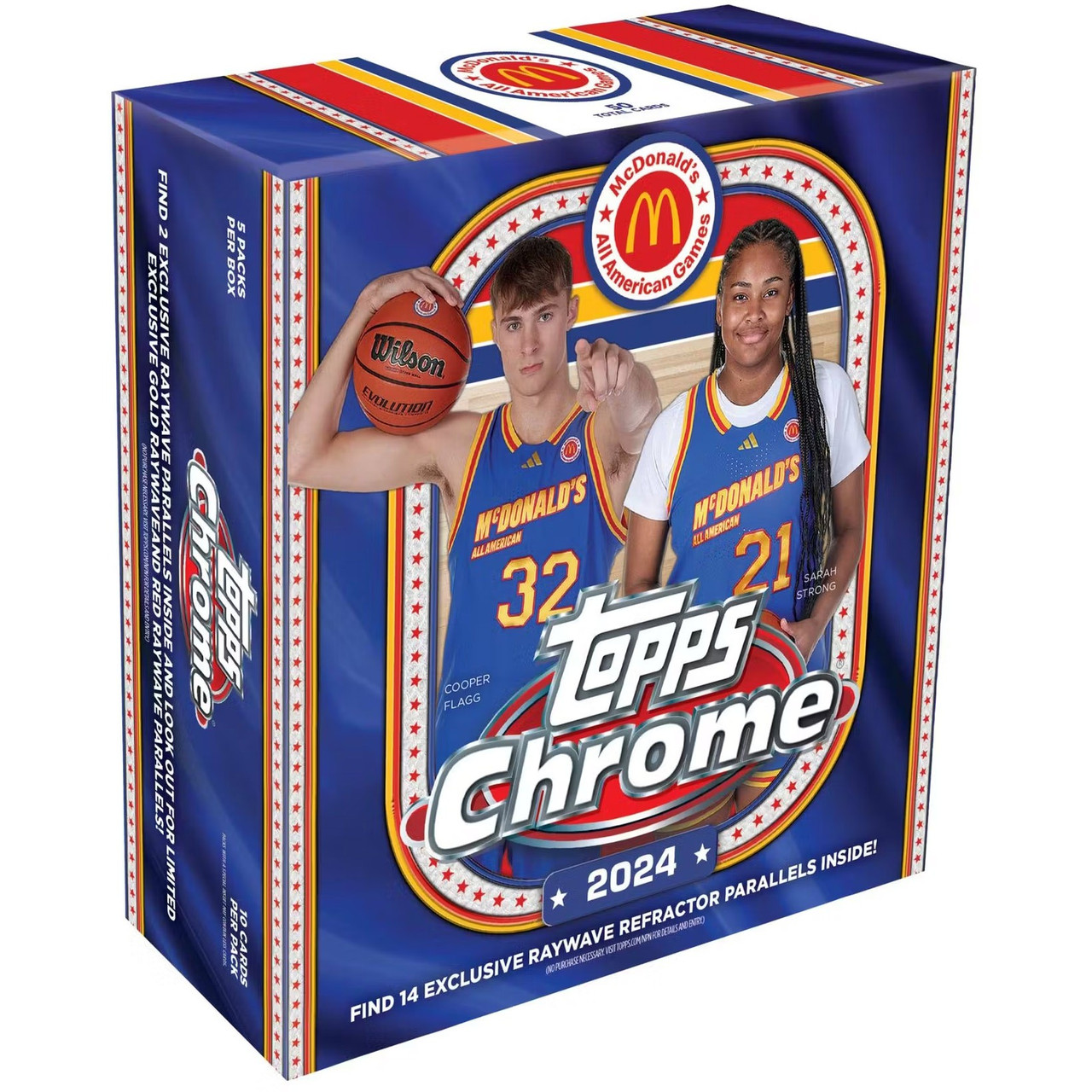NBA Topps 2024 Chrome McDonalds All-American Basketball Trading