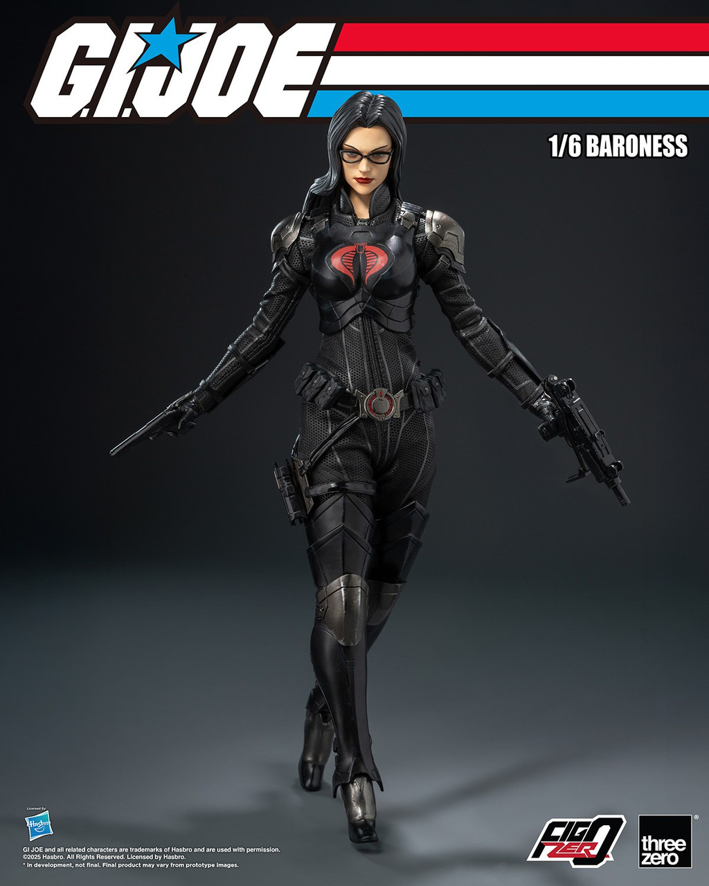 GI Joe FigZero Baroness 12 Sixth Scale Figure ThreeZero - ToyWiz
