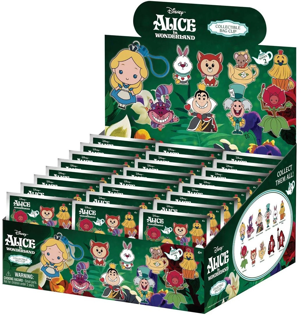 Disney 3D Figural Keyring Alice in Wonderland Series 2 Mystery Box