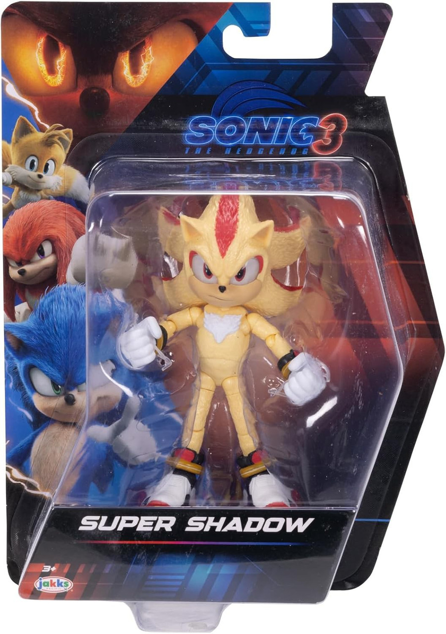 Sonic The Hedgehog 3 Wave 3 Super Shadow 5 Action Figure Jakks