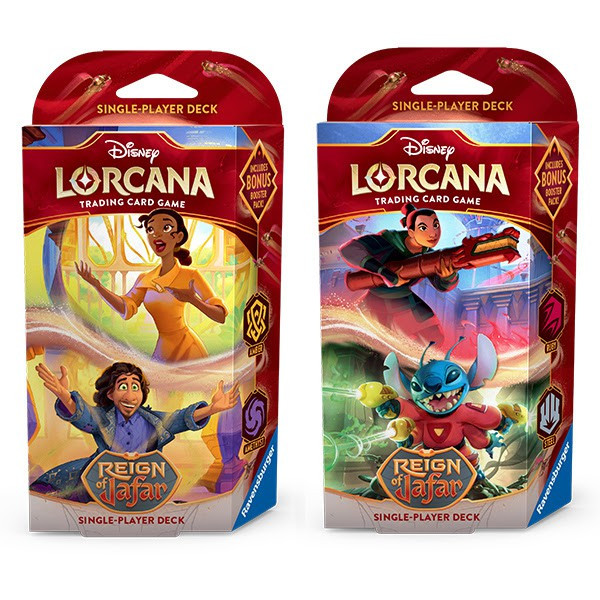 Disney Lorcana Trading Card Game Reign of Jafar Starter Deck Box 8