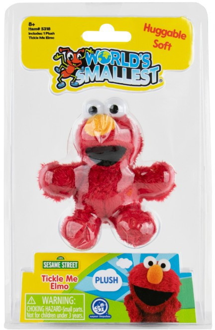 【ピン助】ELMO エルモ SUPER 110R SUPER 106 Worlds Smallest Sesame Street Tickle Me Elmo Plush Figure with