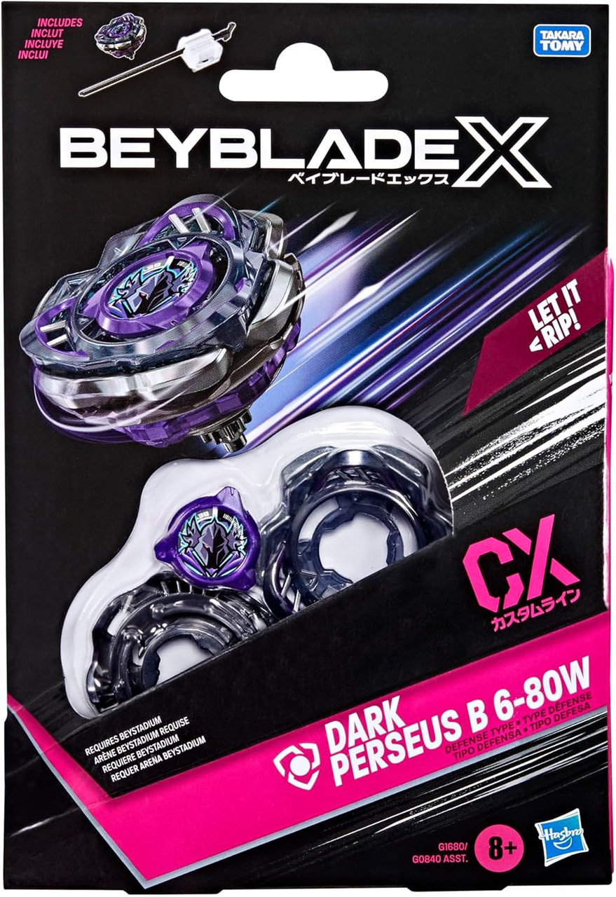 Beyblade X Dark Perseus B 6-80W CX Starter Pack Hasbro Toys - ToyWiz