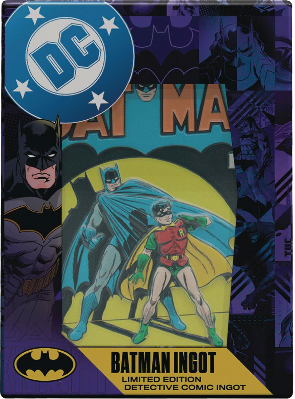 DC Batman Detective Comics 9 Comic Cover Metal Ingot Fanattik