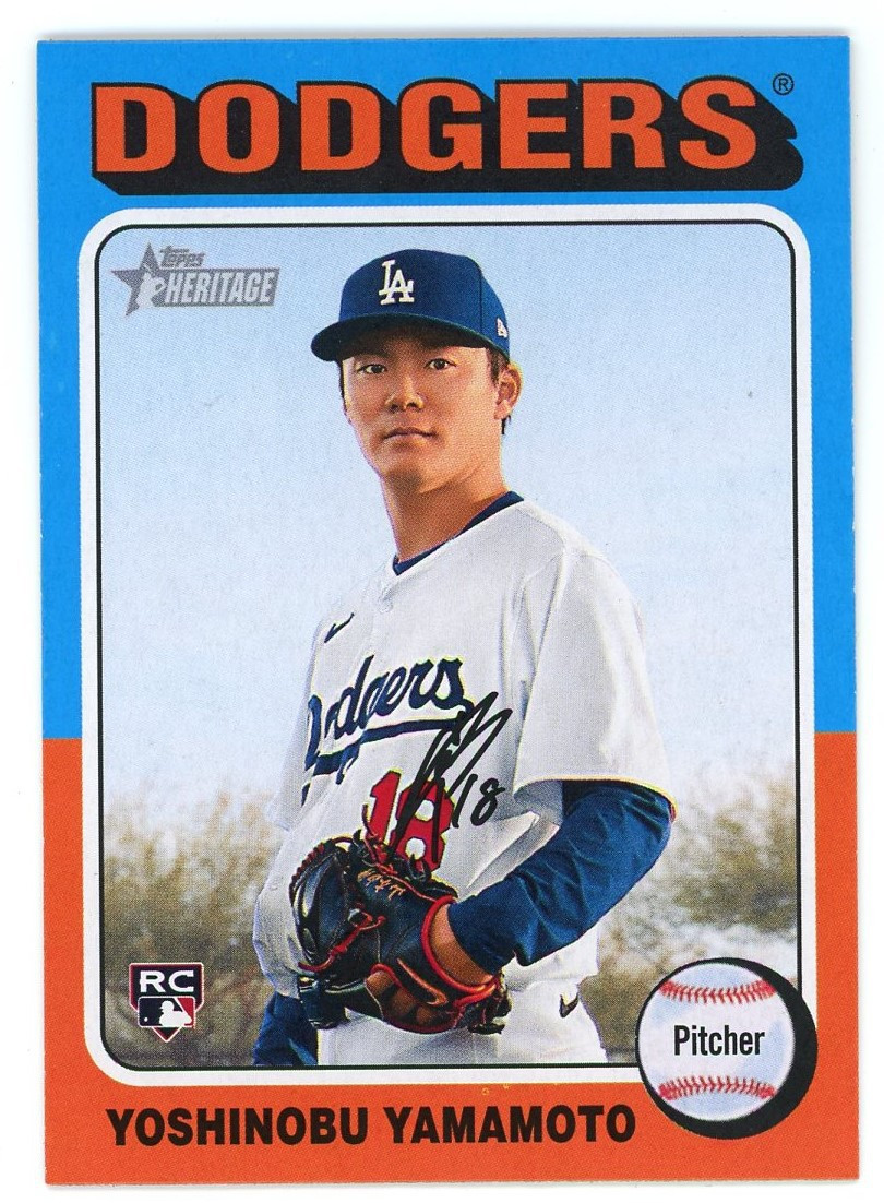 MLB Topps 2024 Topps Heritage High Number Single Card Yoshinobu