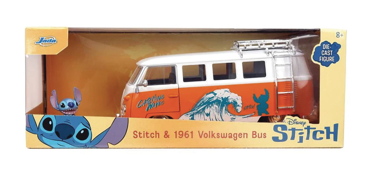 Disney Lilo Stitch Stitch 1961 Volkswagen Bus 124 Diecast Vehicle