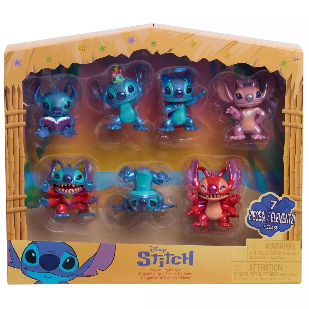 Lilo Stitch Stitch Exclusive 2 Deluxe 7-Piece Figure Set Just Play