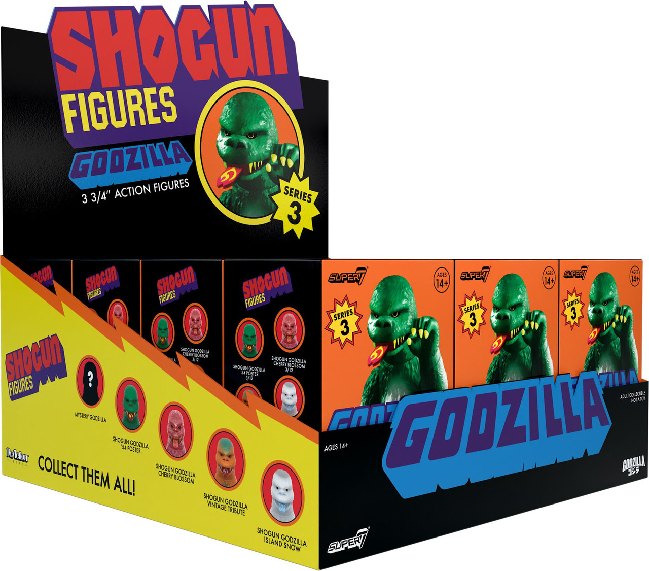 Godzilla Shogun TOHO Godzilla Kaiju Series 3 3.75 Mystery Box 12