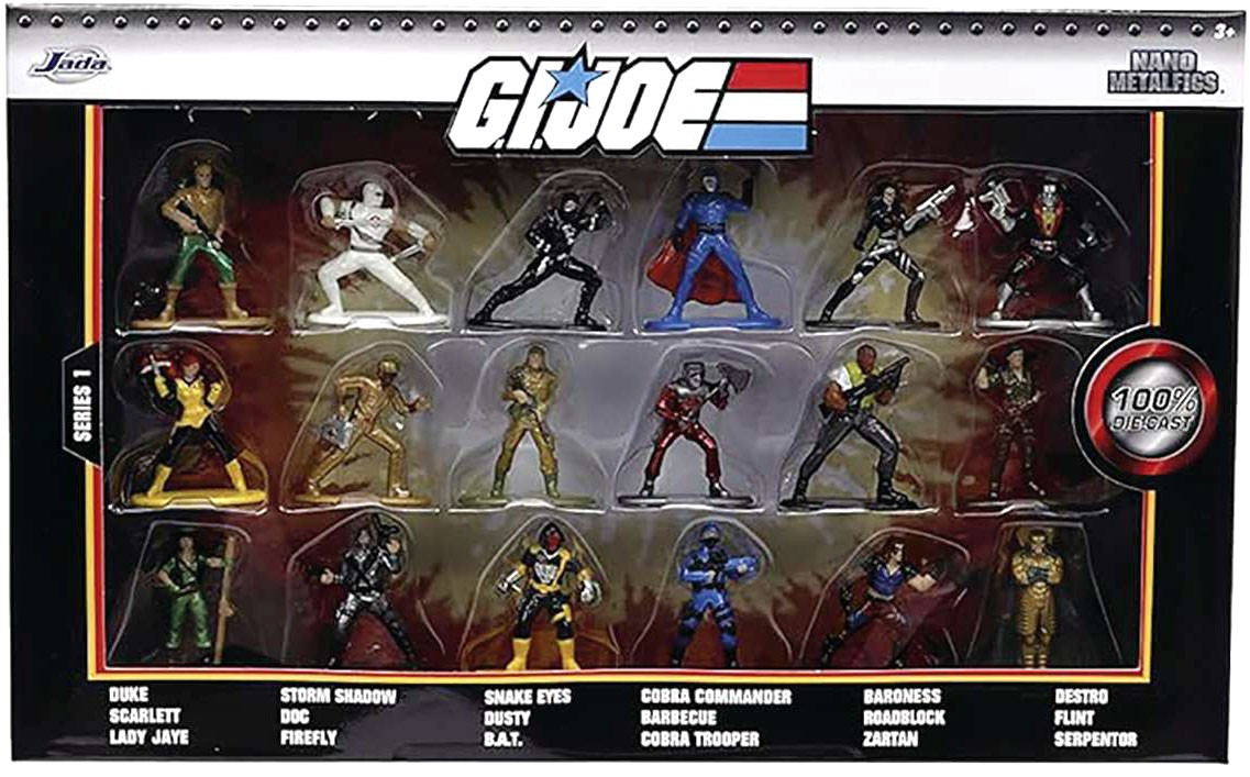 GI Joe Nano Metalfigs GI Joe 1.5 Diecast Figure 18-Pack Jada Toys