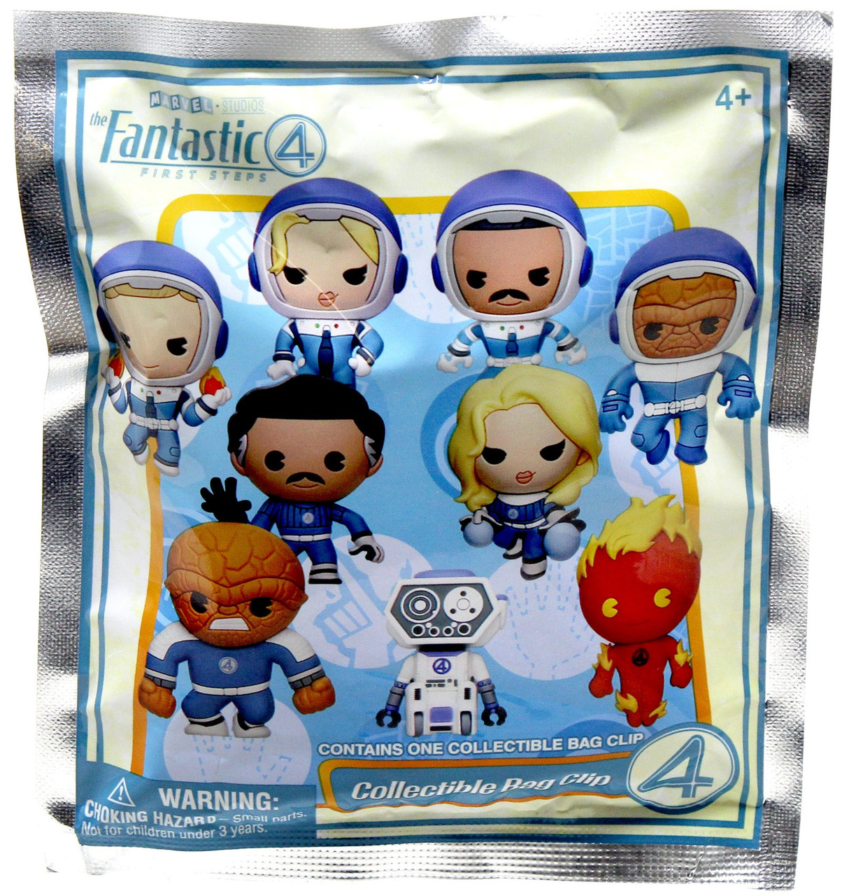 Marvel 3D Figural Foam Bag Clip Fantastic Four Movie Series 1